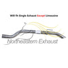 Exhaust Tail Pipe for 2003-2011 Ford Crown Victoria/Mercury Grand Marquis 4.6L