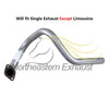 Exhaust Tail Pipe for 2003-2011 Ford Crown Victoria/Mercury Grand Marquis 4.6L