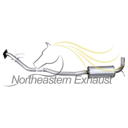 2007-2008 Honda Fit 1.5L Resonator and Muffler Exhaust