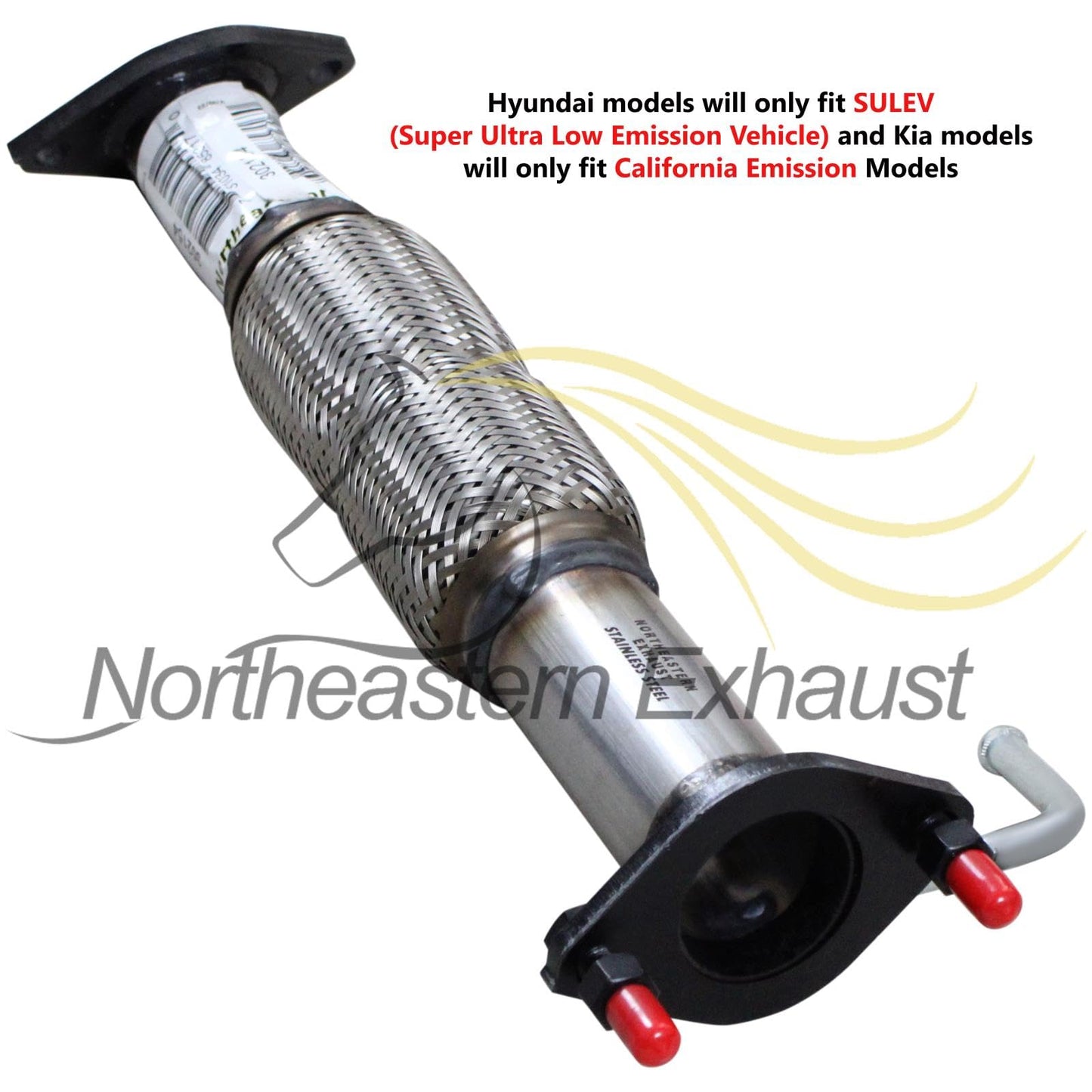 Front Exhaust Pipe for 2011-2013 Hyundai Tucson 2.0L | 2010-2013 Tucson 2.4L | 2011-2016 Kia Sportage 2.4L | Hyundai - For SULEV | Kia - For California Emission