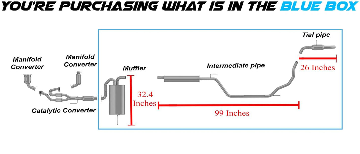 2004-2009 Nissan Quest 3.5L Exhaust Muffler and Pipes