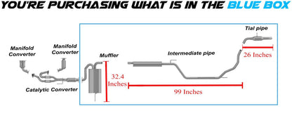 2004-2009 Nissan Quest 3.5L Exhaust Muffler and Pipes