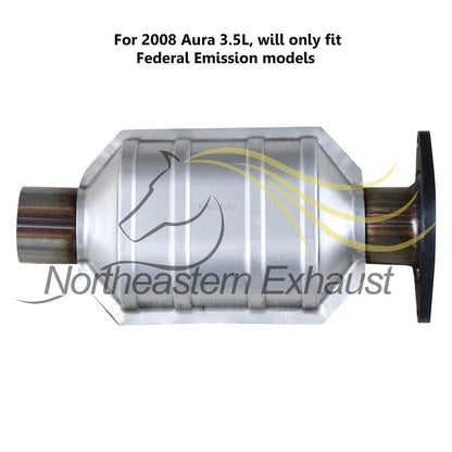 Rear Catalytic Converter for 2007-2009 Aura | 2008-2012 Malibu | 2007-2010 Pontiac G6 | 3.5L 3.6L