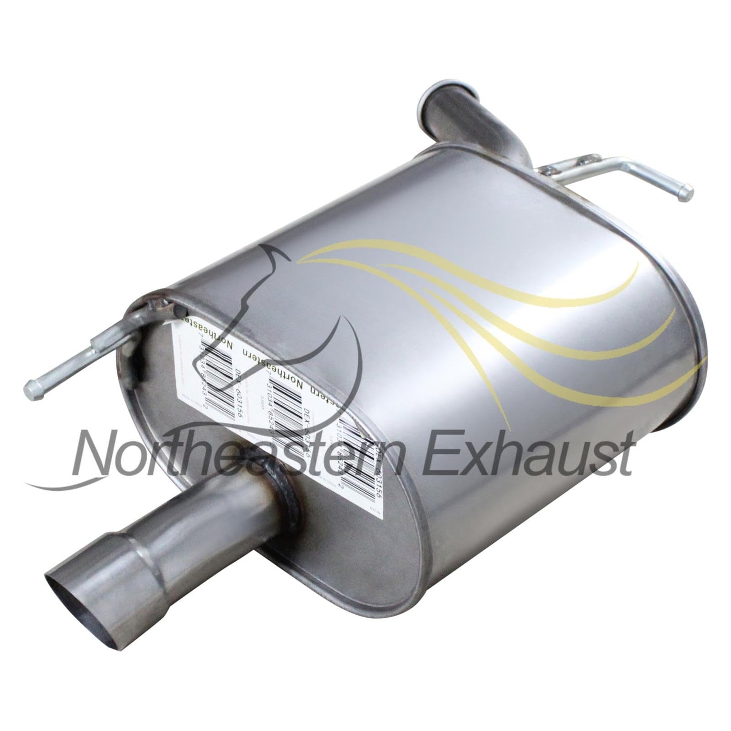 Passenger-Side Exhaust Muffler for 2007-2008 Infiniti G35 3.5L and 2009-2013 Infiniti G37 3.7L