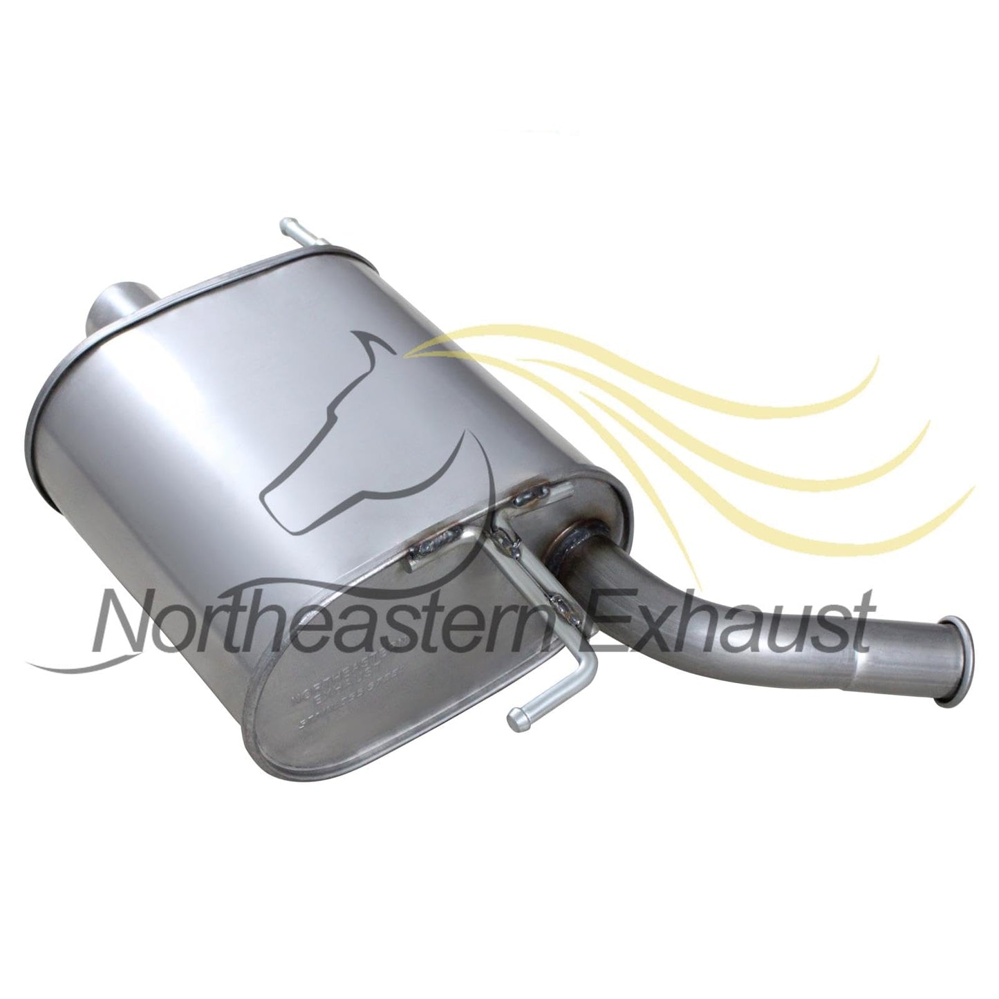 Passenger-Side Exhaust Muffler for 2007-2008 Infiniti G35 3.5L and 2009-2013 Infiniti G37 3.7L