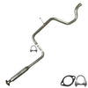 Exhaust Resonator Pipe for 2003-2005 Buick Century and 2003 Pontiac Grand Prix 3.1L