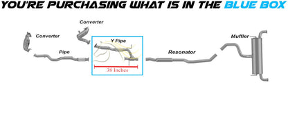 2014-2018 Jeep Cherokee 3.2L Exhaust Pipe | Passenger-Side