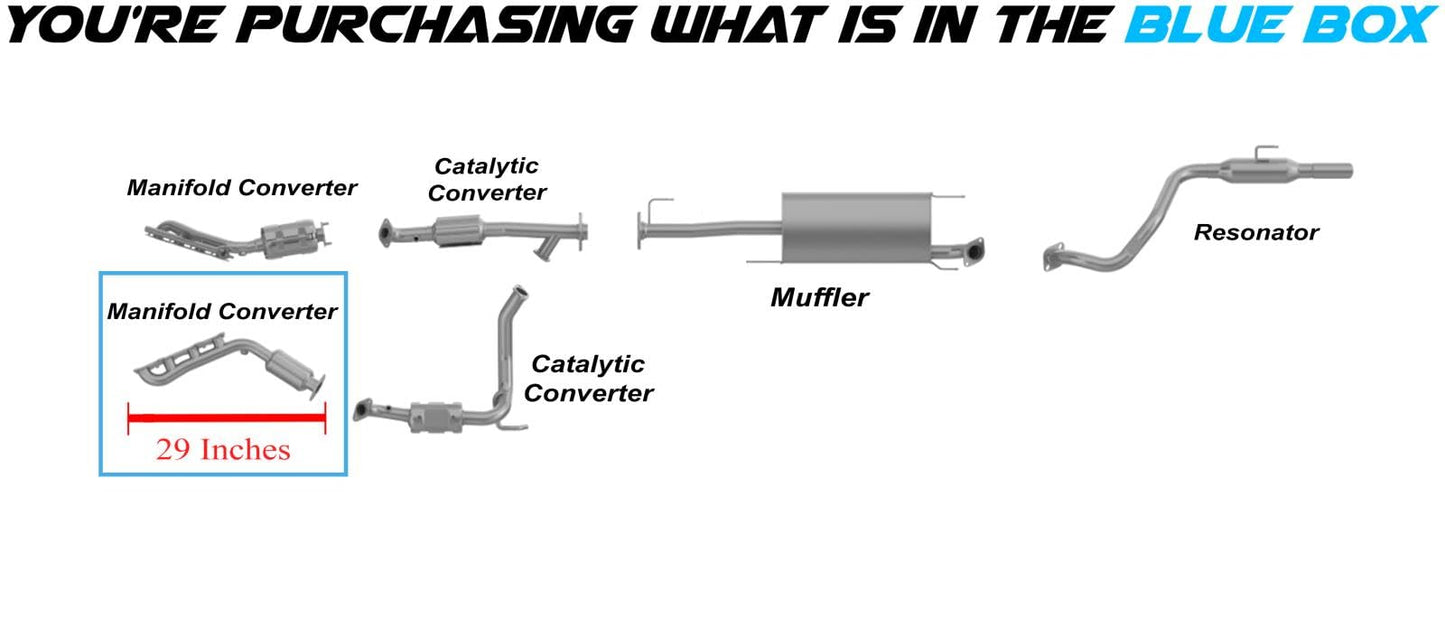 2005-2009 Lexus GX470/Toyota 4Runner 4.7L Driver-side Catalytic Converter