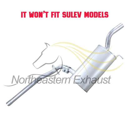 2012-2014 Volkswagen Passat 2.5L Resonator and Muffler Exhaust