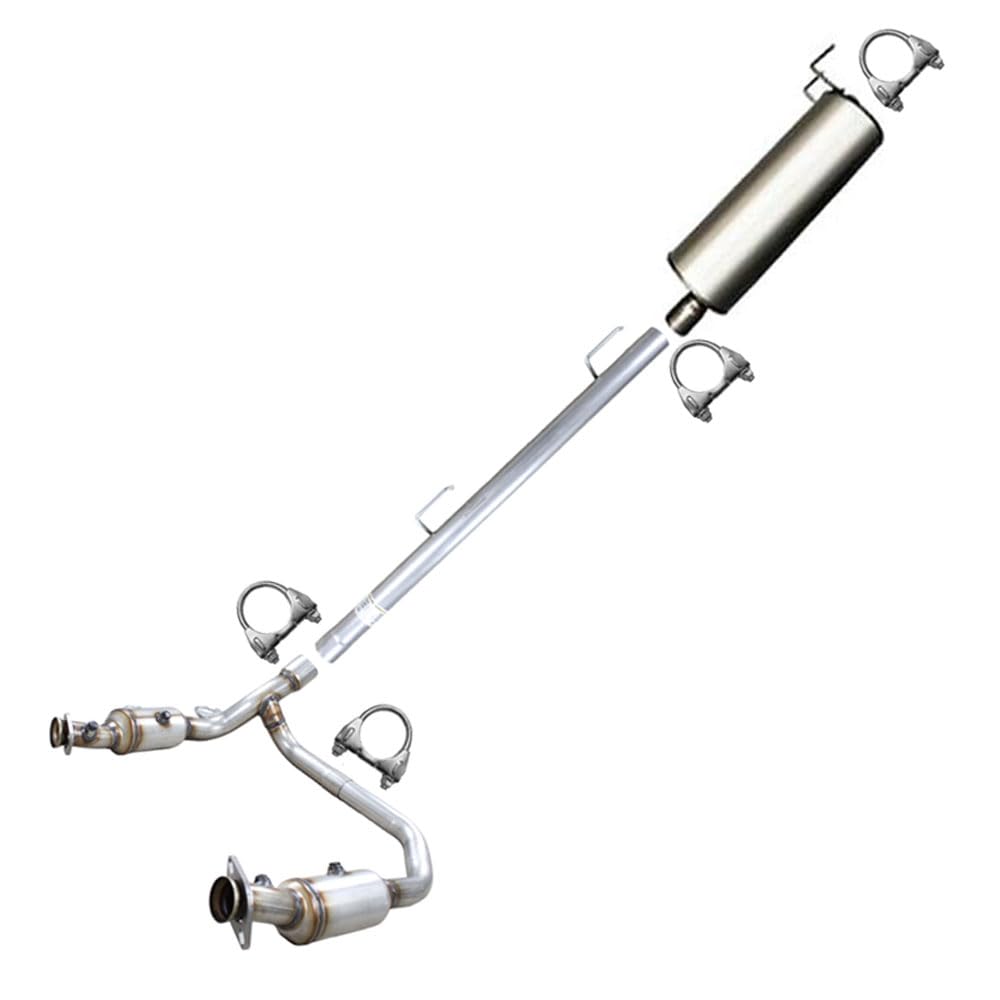 Catalytic, Extension Pipe and Muffler for Dodge Ram 1500 2006-2008 3.7L | 2006-2007 4.7L
