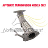 Rear Catalytic and Front Pipe for 2009-2014 Acura TSX and 2008-2012 Honda Accord 2.4L