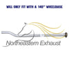 2005-2015 Toyota Tacoma 4.0L Exhaust Pipe | 140" Wheelbase