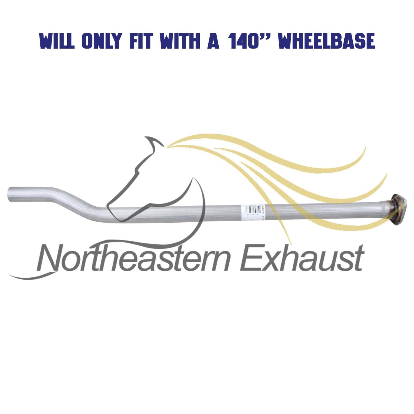 2005-2015 Toyota Tacoma 4.0L Exhaust Pipe | 140" Wheelbase
