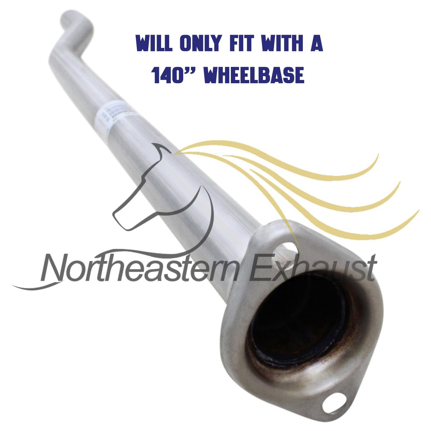 2005-2015 Toyota Tacoma 4.0L Exhaust Pipe | 140" Wheelbase