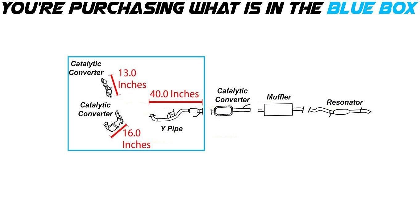 Catalytic Converters and Y Pipe for 2001-2007 Escape | 2001-2006 Tribute | 2005-2007 Mariner | 3.0L
