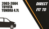 2003-2004 Toyota Tundra 4.7L Catalytic Converter - EPA Approved | Passenger and Driver-Side