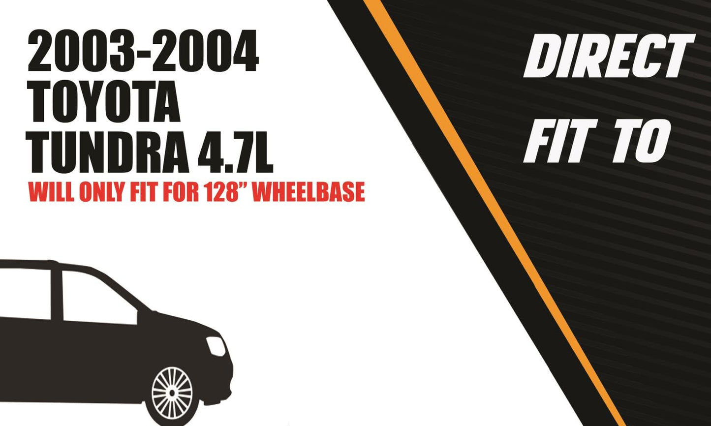 2003-2004 Toyota Tundra 4.7L Catalytic Converter, Resonator and Muffler