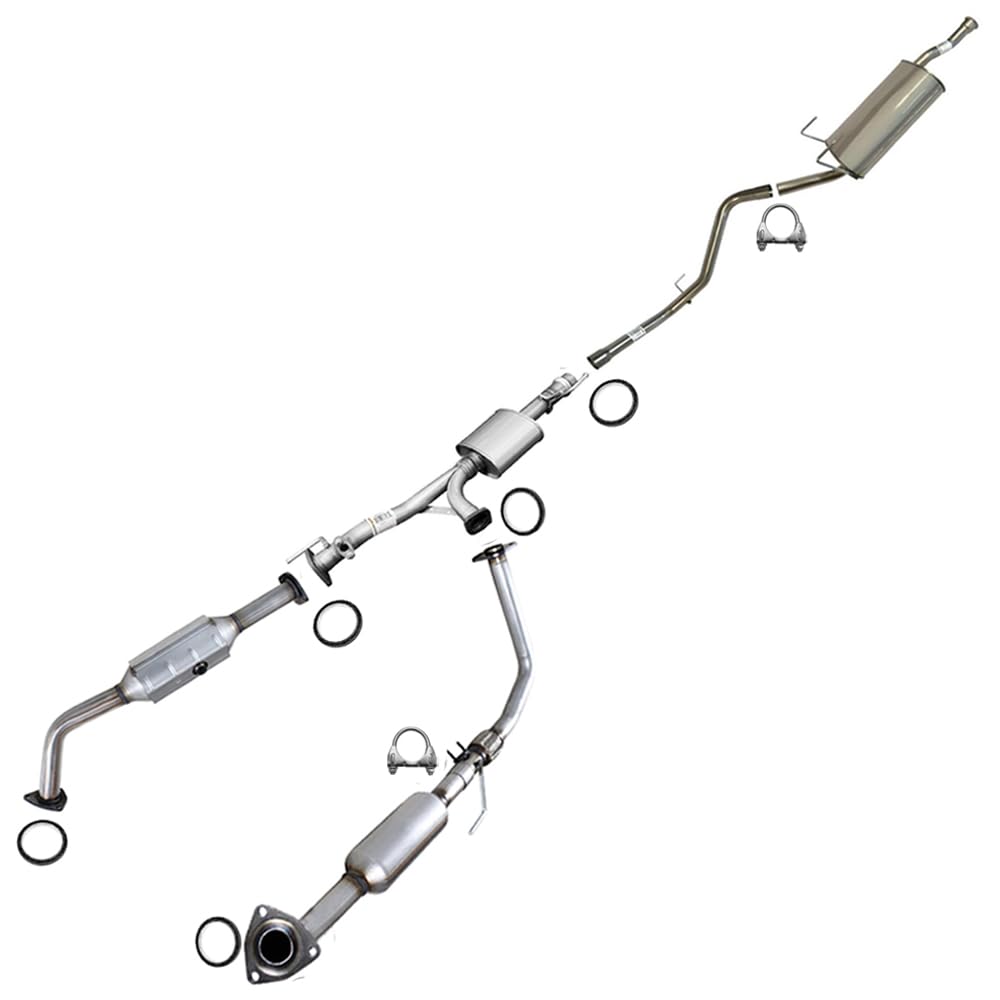 2003-2004 Toyota Tundra 4.7L Complete Exhaust System Kit with Catalytic