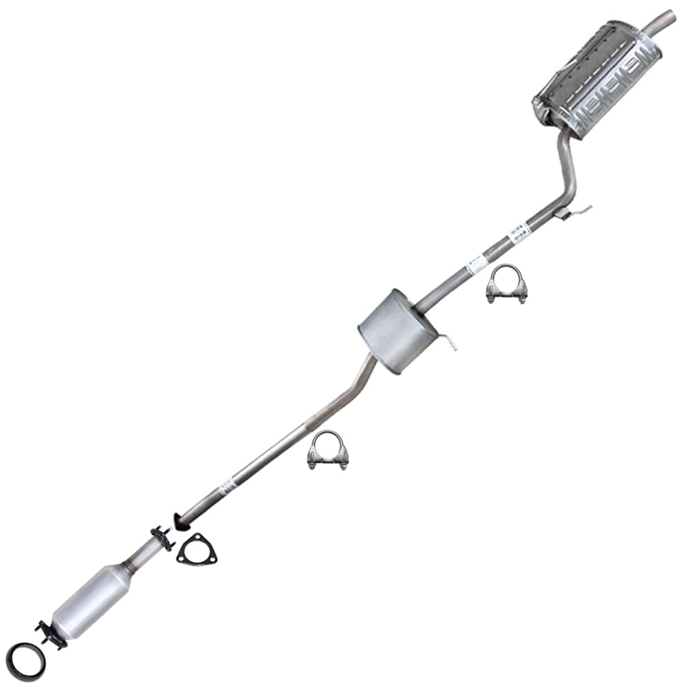 2006-2007 Honda Accord 2.4L Catalytic Converter and Muffler Assembly