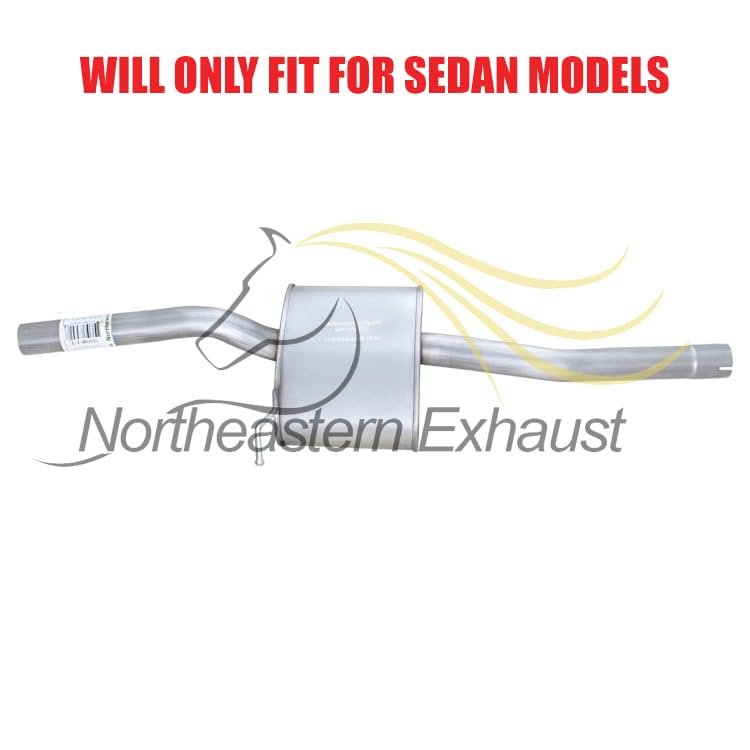 2006-2007 Honda Accord 2.4L Catalytic Converter and Muffler Assembly