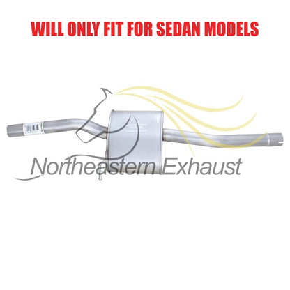 2006-2007 Honda Accord 2.4L Catalytic Converter and Muffler Assembly