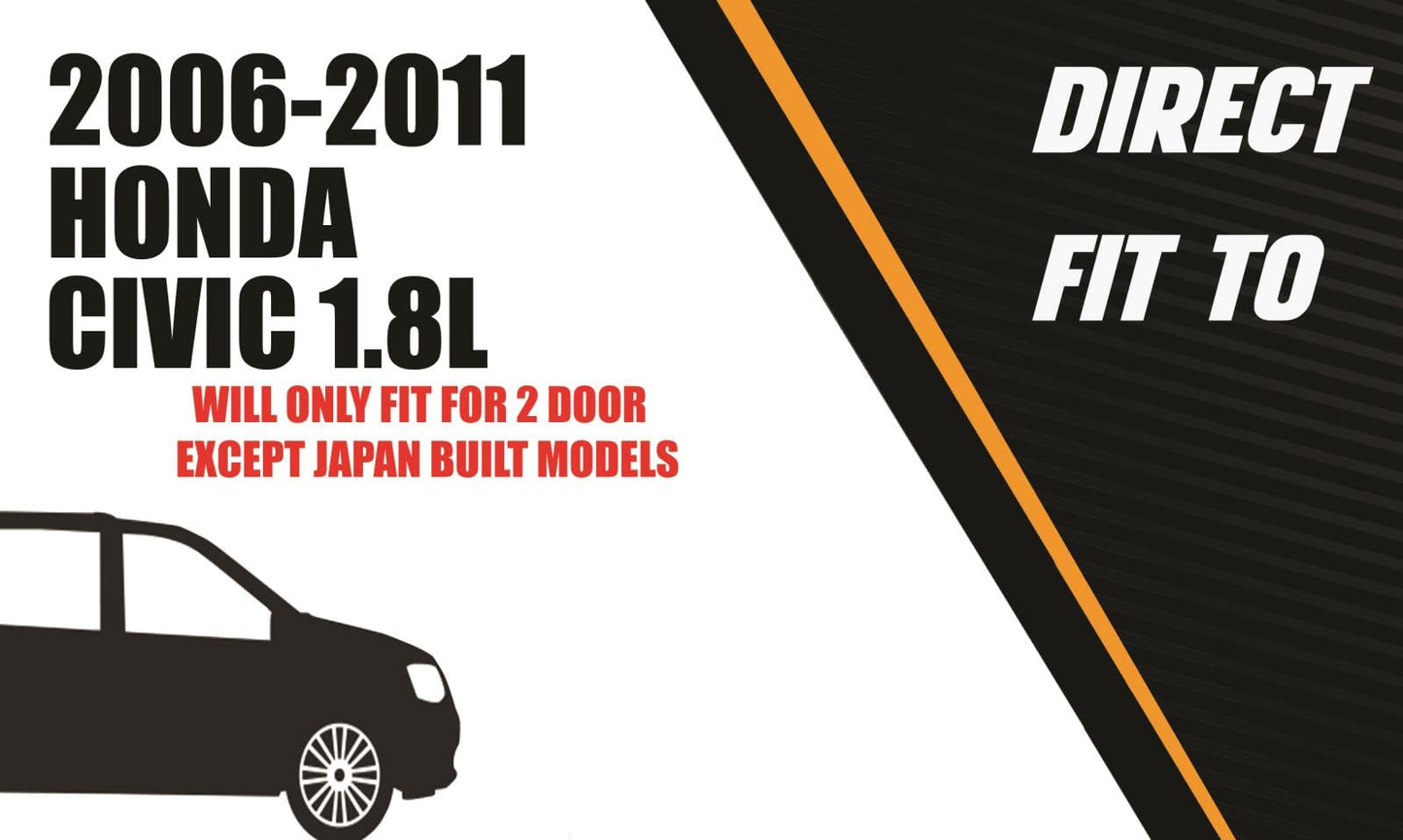 2006-2011 Honda Civic 1.8L Manifold Catalytic, Front Pipe and Resonator - Not for Japan models