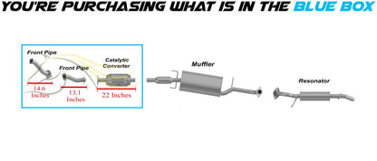 Exhaust Pipes and Center Catalytic for 2009-2012 Escape | 2009-2011 Tribute & Mariner | 2.5L