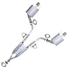 Resonator and Pair of Mufflers for 2011-2013 Infiniti M37 3.7L and M56 5.6L | 2014-2015 Q70 5.6L
