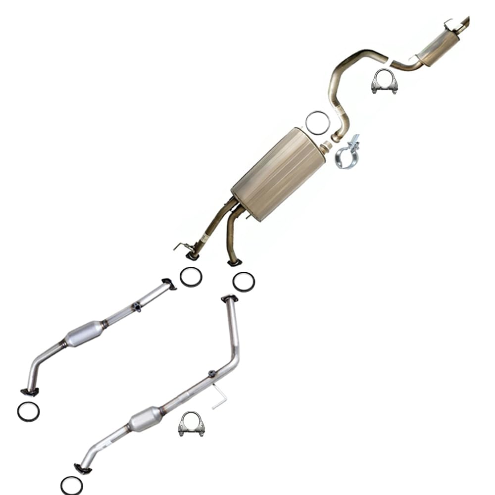 2001-2004 Toyota Sequoia 4.7L Complete Exhaust System Kit with Catalyt ...