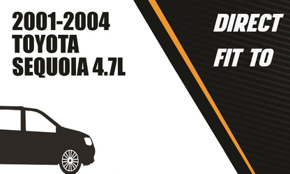 2001-2004 Toyota Sequoia 4.7L Passenger-Side Catalytic, Front and Rear Mufflers