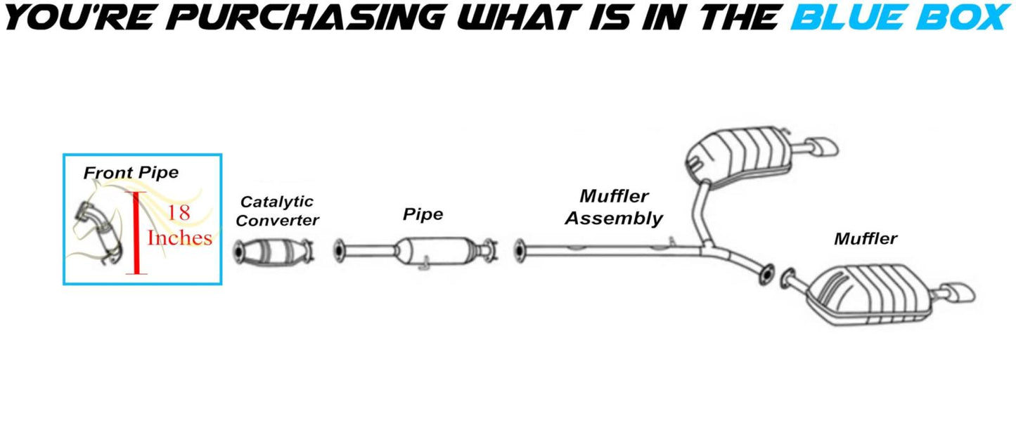 2011-2012 Kia Optima 2.4L | 2011-2014 Hyundai Sonata 2.4L Exhaust Front Flex Pipe