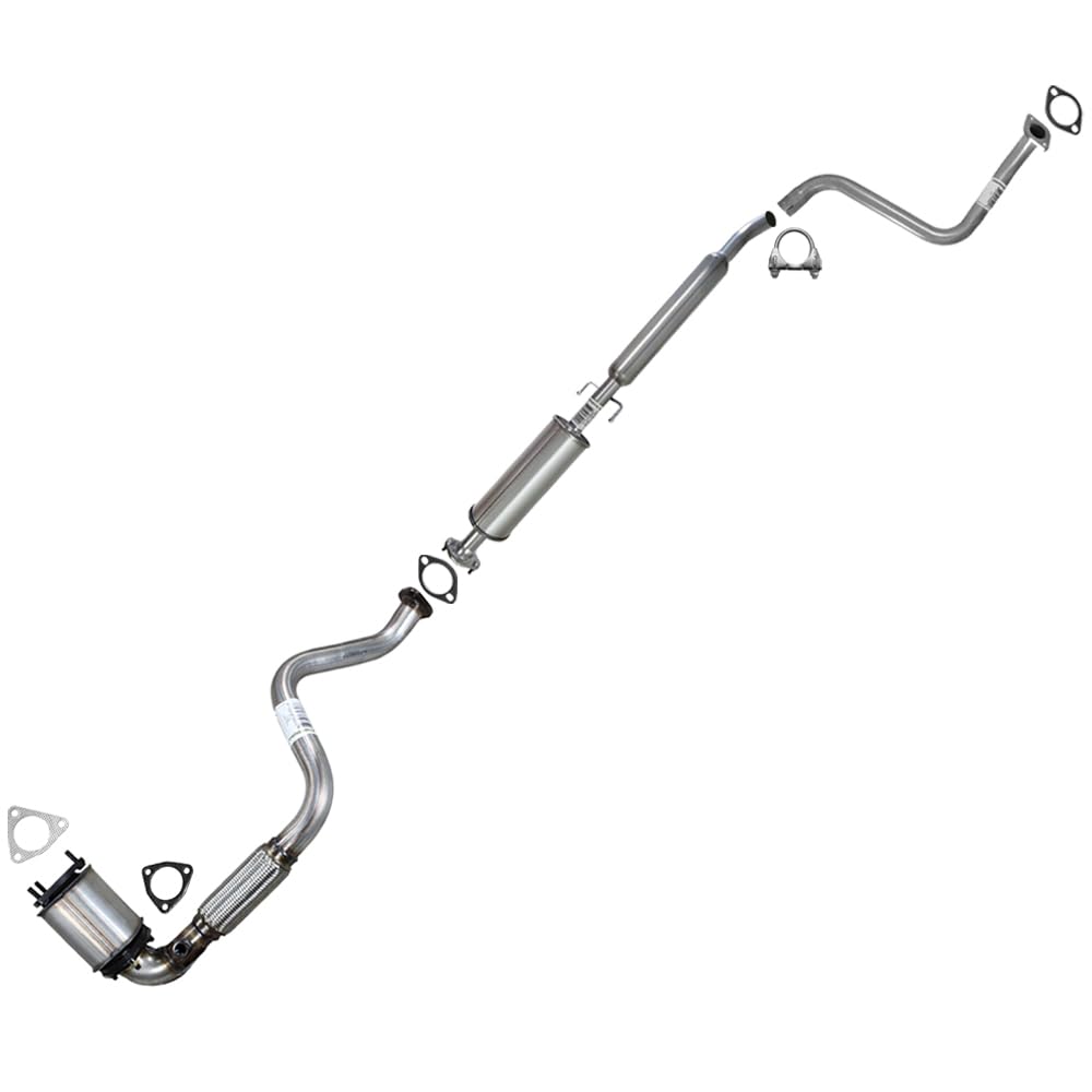 Northeastern Exhaust | Stainless Steel EPA-Approved Catalytic Converter Front Pipe Resonator Exhaust System Kit Compatible for 2004-2008 Chevrolet Aveo 1.6L | Free Gaskets and Clamp Included