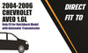 2004-2006 Chevrolet Aveo 1.6L Complete Exhaust System Kit