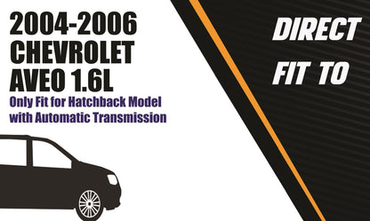2004-2006 Chevrolet Aveo 1.6L Complete Exhaust System Kit