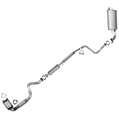 Northeastern Exhaust | Stainless Steel EPA-Approved Catalytic, Front Pipe, Resonator, Muffler Exhaust System Kit Compatible for 2004-2008 Chevrolet Aveo  1.6L | Free Gaskets and Clamp Included