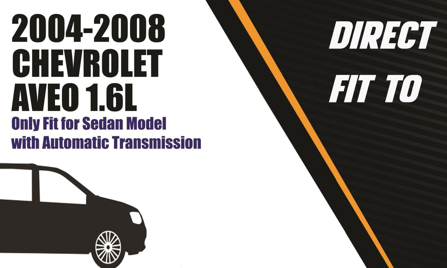 Northeastern Exhaust | Stainless Steel EPA-Approved Catalytic, Front Pipe, Resonator, Muffler Exhaust System Kit Compatible for 2004-2008 Chevrolet Aveo  1.6L | Free Gaskets and Clamp Included