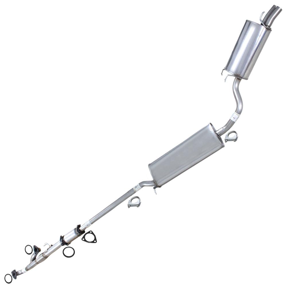 Front Pipe, Catalytic Converter, Intermediate Pipe and Muffler for 2005-2008 Honda Pilot | 2003 Acura MDX | 3.5L
