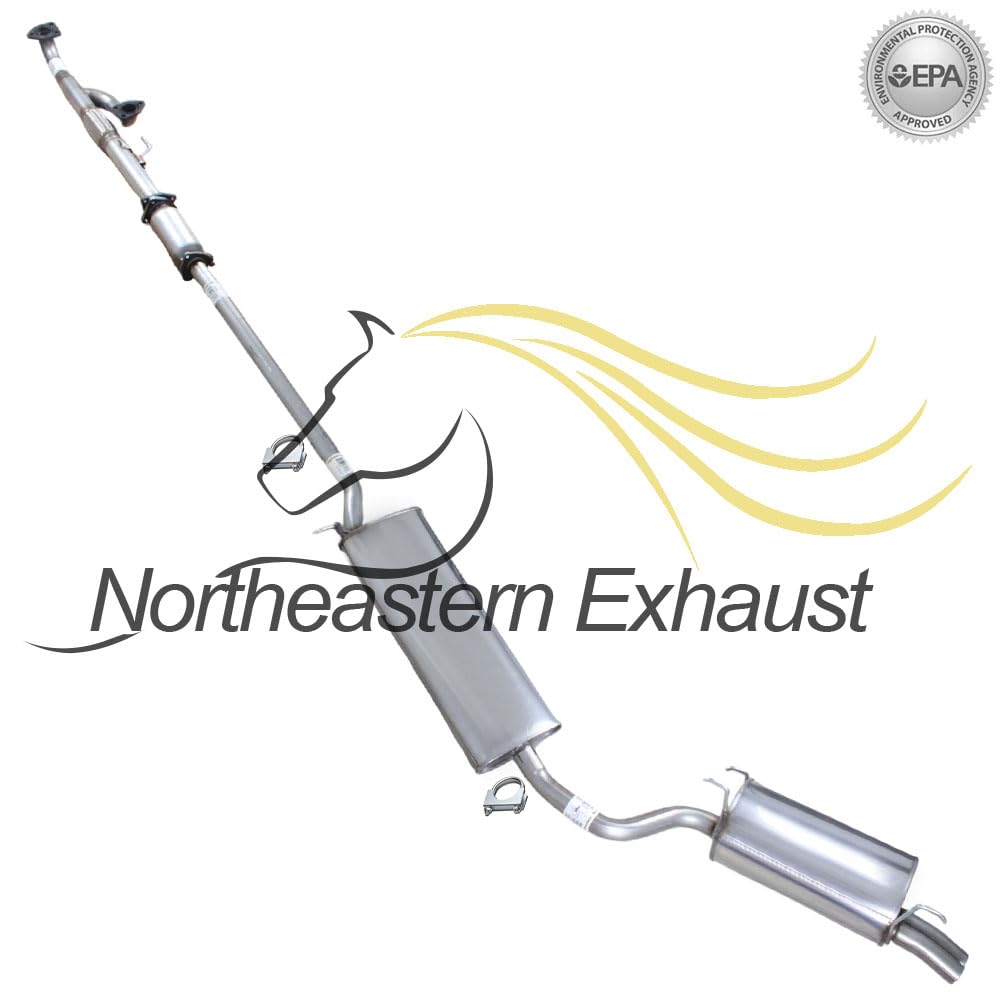 Front Pipe, Catalytic Converter, Intermediate Pipe and Muffler for 2005-2008 Honda Pilot | 2003 Acura MDX | 3.5L