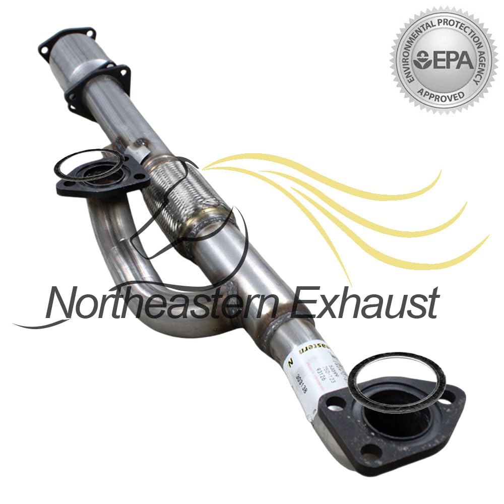 Front Pipe, Catalytic Converter, Intermediate Pipe and Muffler for 2005-2008 Honda Pilot | 2003 Acura MDX | 3.5L