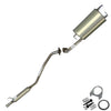 2005-2008 Toyota Corolla 1.8L Exhaust Resonator Pipe and Muffler