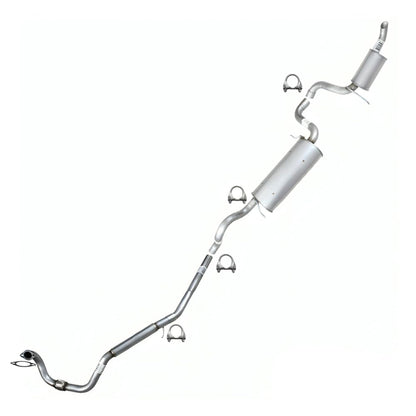 2009-2010 Volkswagen Routan 4.0L Resonator Pipe and Muffler Exhaust System Kit