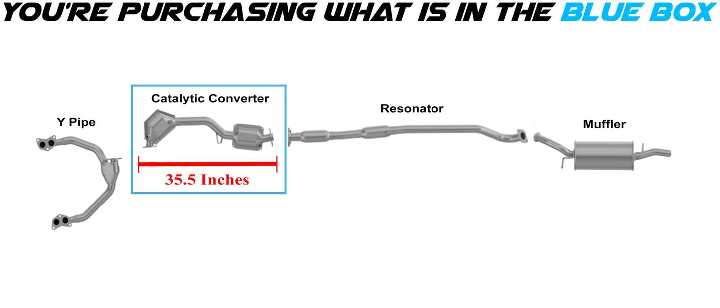 Catalytic Converter for 2005-2006 Saab 9-2X | 2002-2005 Impreza | 2000-2005 Legacy & Outback | 2.5L