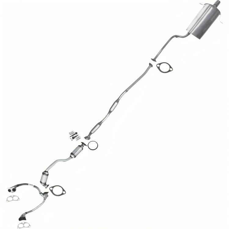 Front Pipe, Catalytic Converter, Resonator and Muffler for 2005 Saab 9-2X | 2002-2005 Subaru Impreza | 2.5L