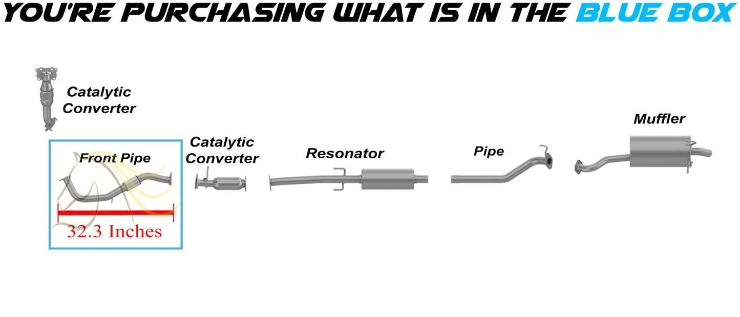 2015-2016 Honda CR-V 2.4L Front Exhaust Flex Pipe