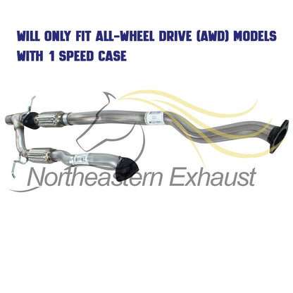 Front Pipe and Y-Pipe Exhaust for 2014-2018 Jeep Cherokee and Chrysler 200 3.2L 3.6L