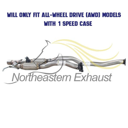 Front Pipe and Y-Pipe Exhaust for 2014-2018 Jeep Cherokee and Chrysler 200 3.2L 3.6L