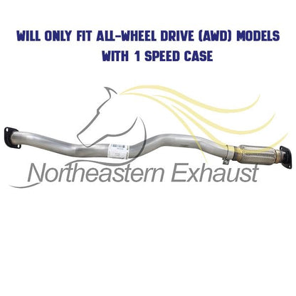 Front Pipe and Y-Pipe Exhaust for 2014-2018 Jeep Cherokee and Chrysler 200 3.2L 3.6L