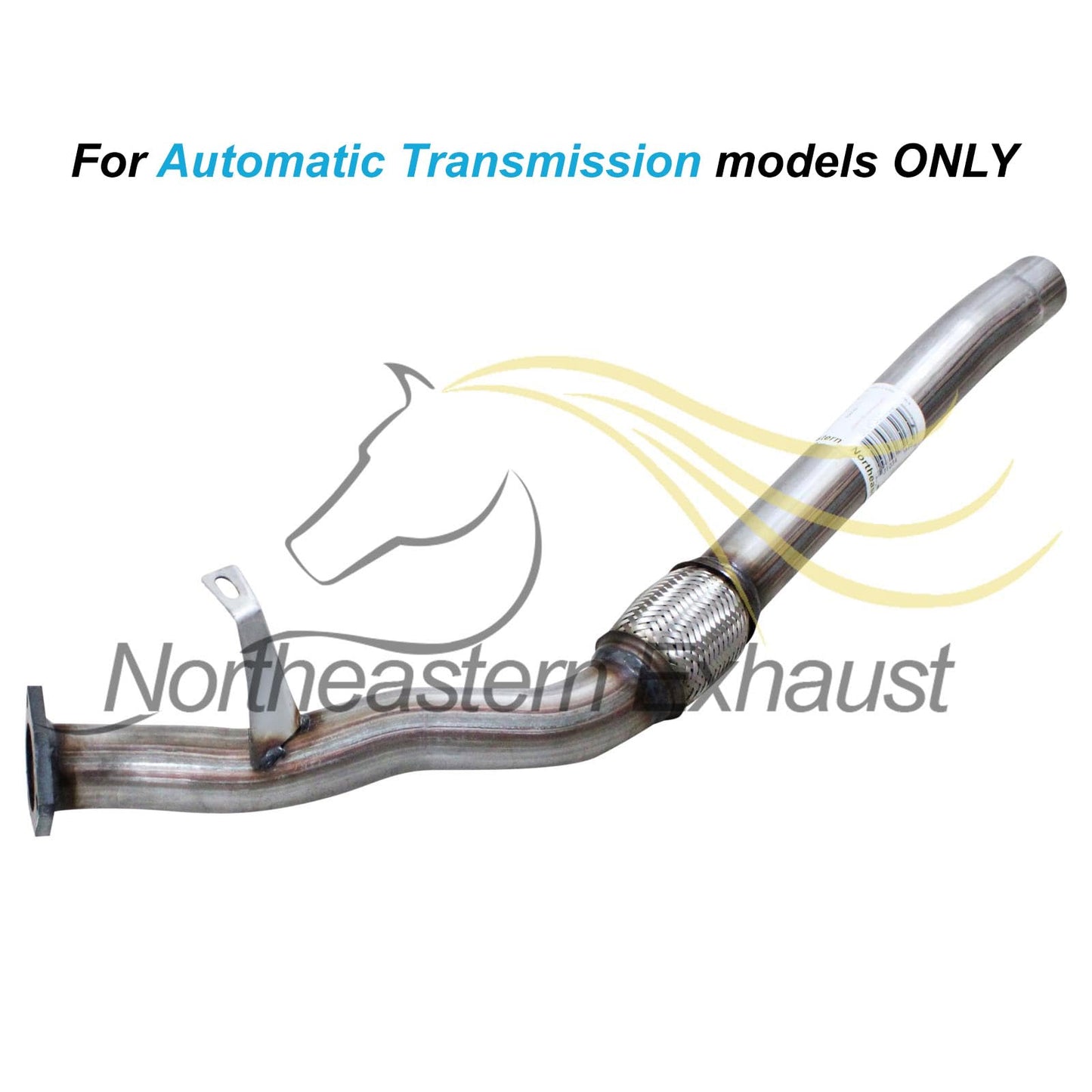 Northeastern Exhaust | Stainless Steel - Front Flex Pipe & Resonator Pipe Exhaust System Kit Compatible for 2005-2009 Audi A4 Quatro 2.0L| Free Gaskets and Sleeve Included | Automotive Replacement Part