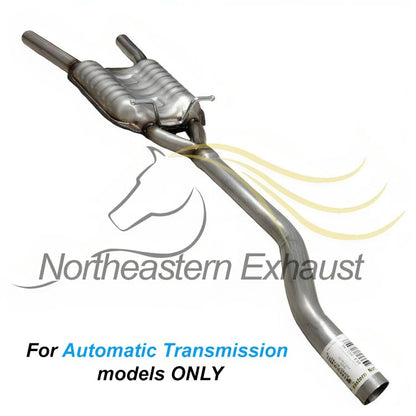 Northeastern Exhaust | Stainless Steel - Front Flex Pipe & Resonator Pipe Exhaust System Kit Compatible for 2005-2009 Audi A4 Quatro 2.0L| Free Gaskets and Sleeve Included | Automotive Replacement Part