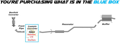 EPA Approved Rear Catalytic Converter for 2008-2012 Honda Accord | 2009-2014 Acura TSX | 2.4L